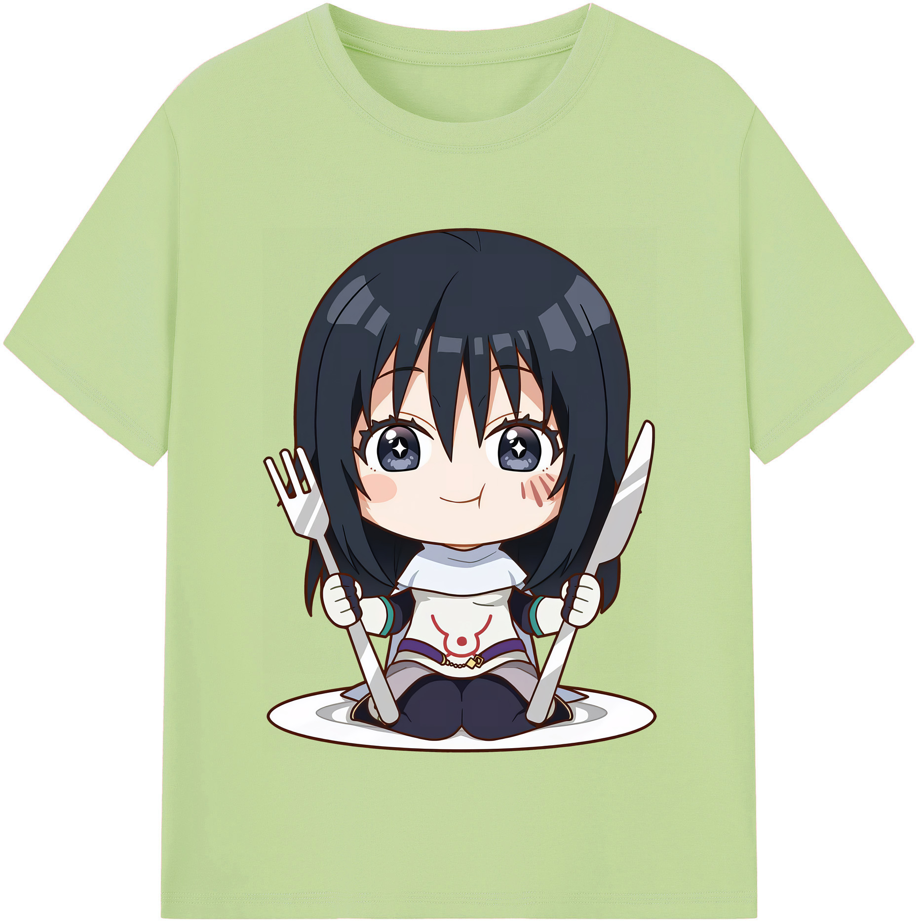 （画像用） 転スラ Regarding Reincarnated to Slime 綿100％半袖Tシャツ（フロントプリント）